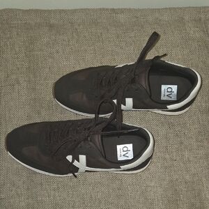 Dolce Vita Brown and Cream Sneakers